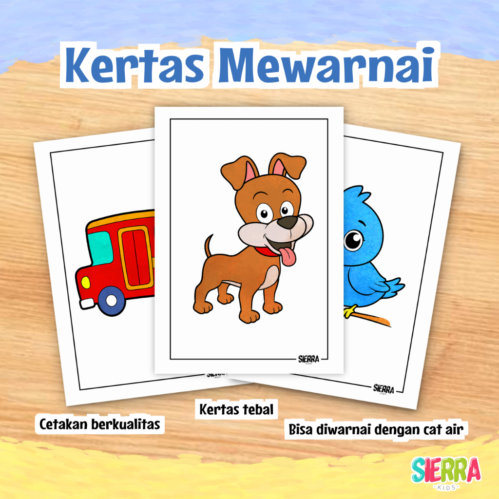 

KERTAS MEWARNAI ANAK / KERTAS GAMBAR MEWARNAI UNTUK ANAK PAUD TK SD BISA CAT AIR, CRAYON, PENSIL WARNA, KERTAS 120gr