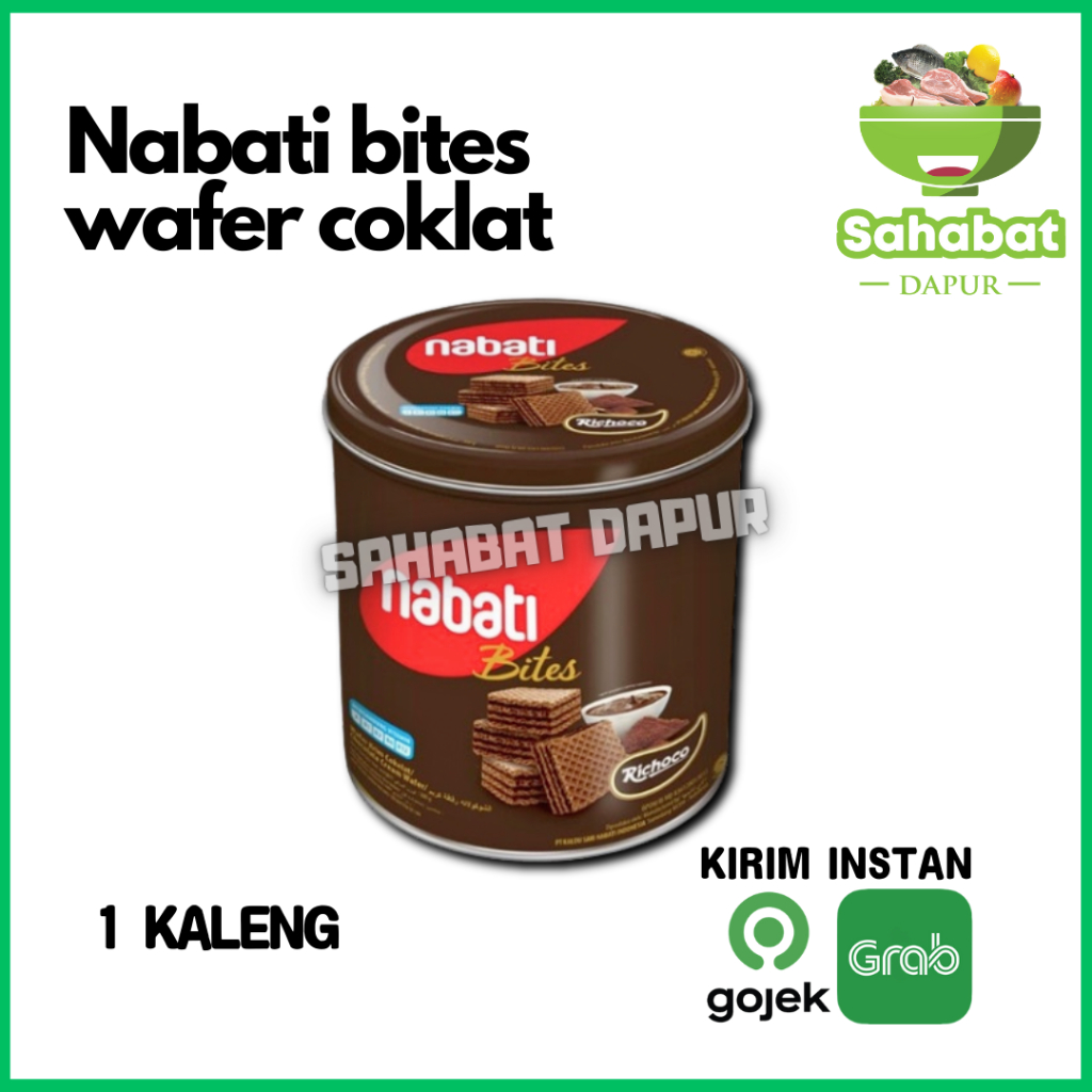 

Nabati Wafer Coklat / Nabati Bites Chocolate Kemasan Kaleng - Sahabatdapur
