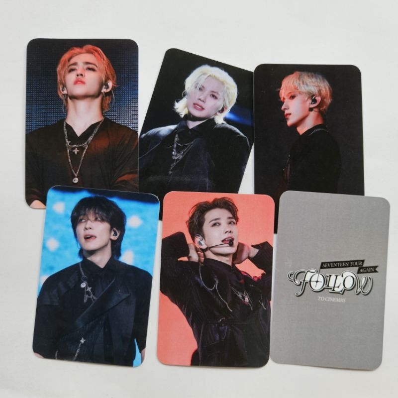 PHOTOCARD PC OFFICIAL Seventeen Tour Follow Again to Cinemas CGV Cinepolis