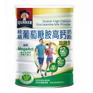 

READY STOCK SIAP KIRIM Quaker High Calcium Glucosamine Milk Powder (1.5kg) KALENG MULUS