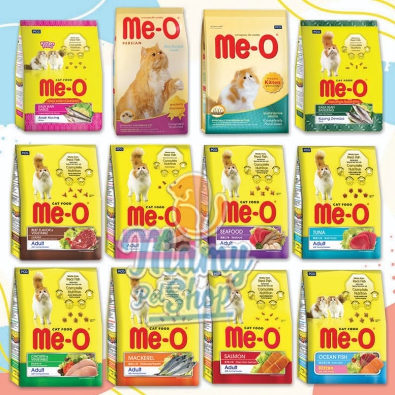 MEO 1.1 KG TUNA | SALMON | GOURMET | BEEF | SEAFOOD | CHICKEN | MACKEREL | PERSIAN | KITTEN | KITTEN