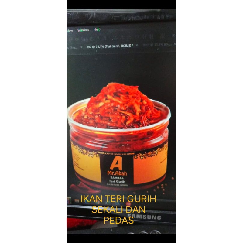 

SAMBAL MR.ABAH VARIAN IKAN TERI PEDAS GURIH