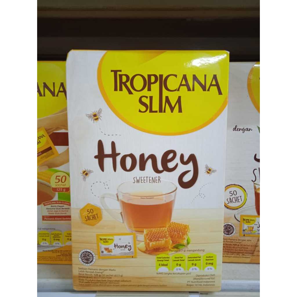 

TROPICANA SLIM SWEETENER 2.5X50 HONEY