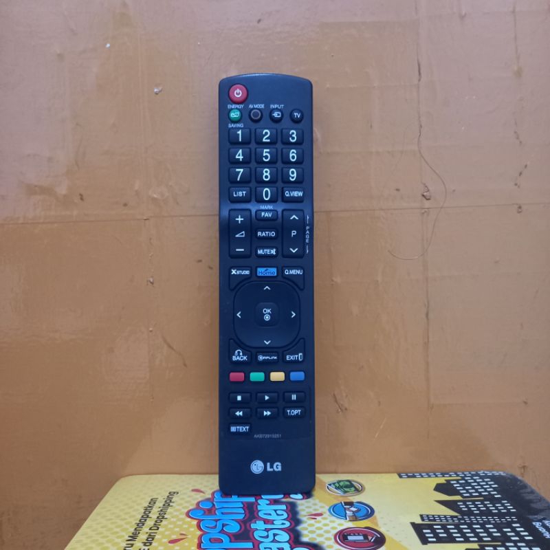 REMOTE ORIGINAL TV LG SERI AKB72915251