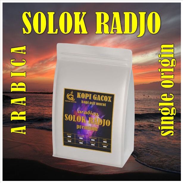 

Kopi SOLOK RADJO Arabica 100/200/500 Gram Kopi Murni GC Asli Solok