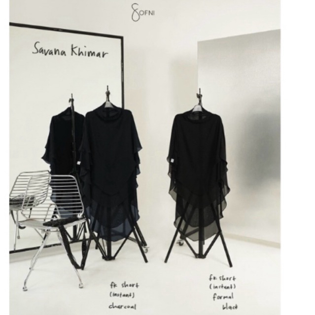 FK Savana Black Short Semi Instan