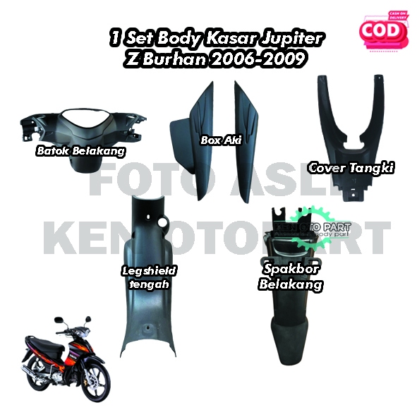 1 Set Full Sepaket Body Kasar Yamaha Jupiter Z Burhan 2006-2009