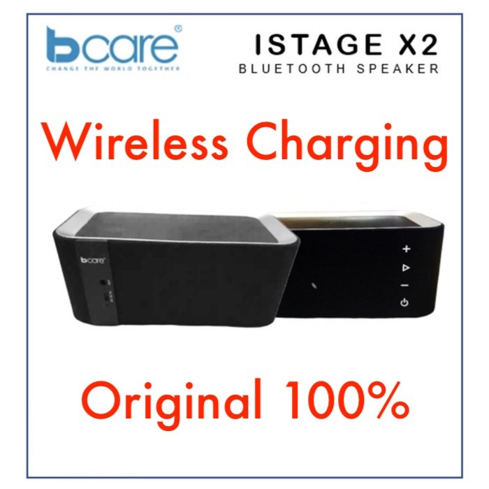 Bcare iStage X2 Original Resmi Wireless Charging Speaker Bluetooth