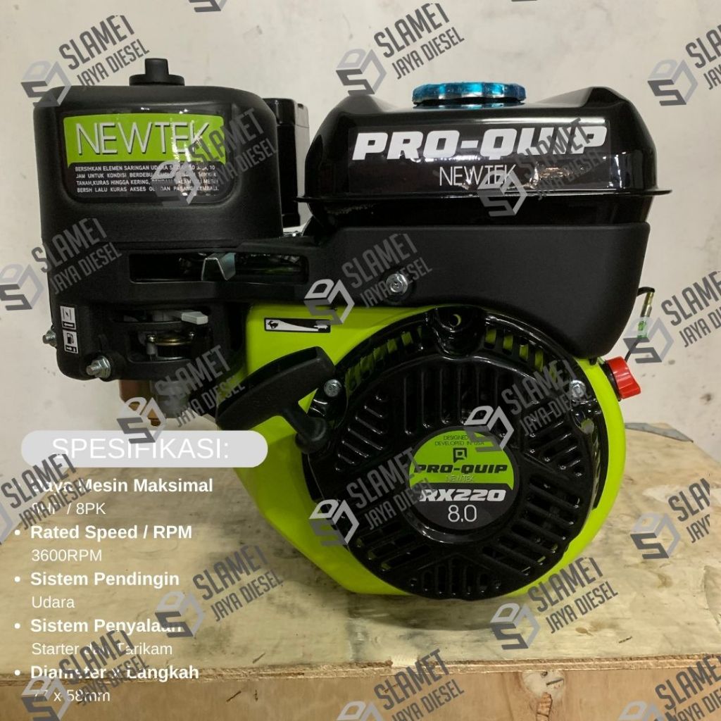 Engine Penggerak Pro-Quip USA RX220 – 8HP