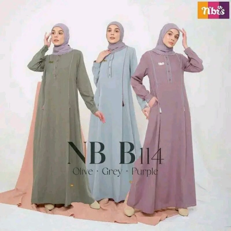 Gamis Nibras NB B114/Nb b114 Nibras/Gamis Nibras Terbaru