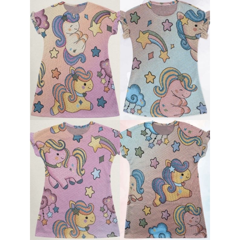 LEMONE Dress Anak 708 UK/Baju Daster Anak Perempuan