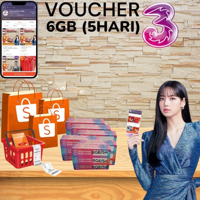 《《☆VOUCHER-TRI 6GB/5Hari ☆》》