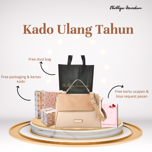 

Phillipe Jourdan Kado Ulang Tahun Wanita Sling Bag Karyl (Cream)