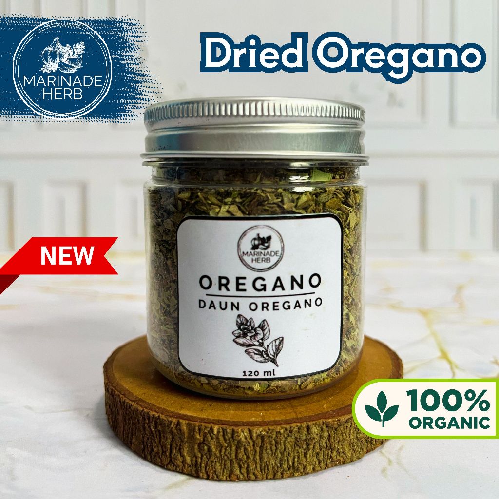 

OREGANO KERING / DRIED OREGANO MURNI - BUMBU DAPUR / BUMBU MASAK PREMIUM - MARINADE HERB - 120ML