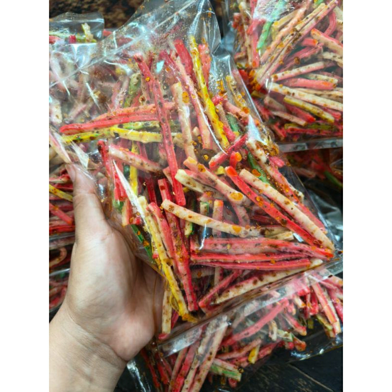 

seblak kerupuk beton 250gr pedas extra daun jeruk