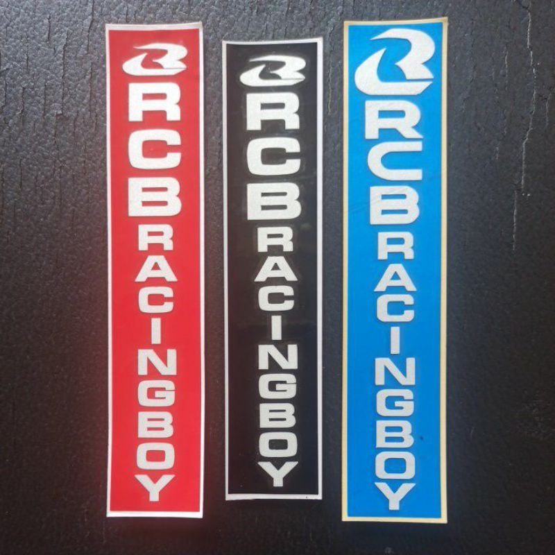 Sticker Shock Bottom RCB Racing Boy Stiker Shock Depan Cutting