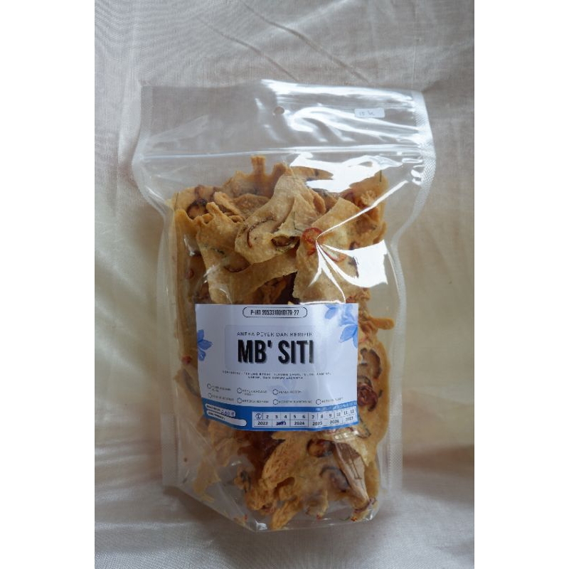 

Peyek Cabai Merah Mb Siti