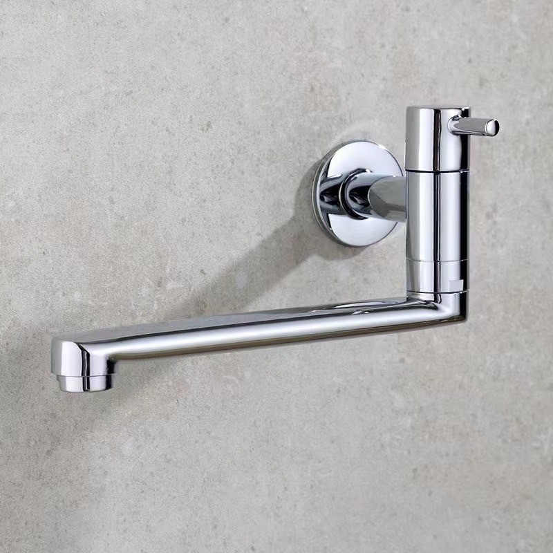 Kran air dapur bebek minimalis engkol KB7- keran air wastafel sink tembok bak cuci piring dapur