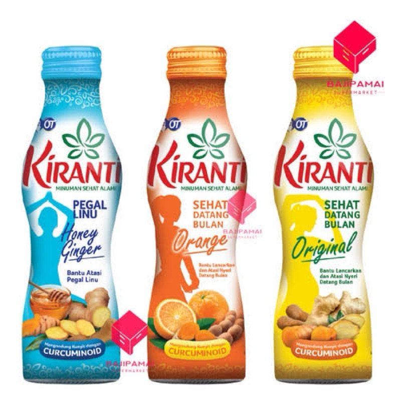 

Kiranti Sehat Datang Bulan Orange / Original 150ml Satuan