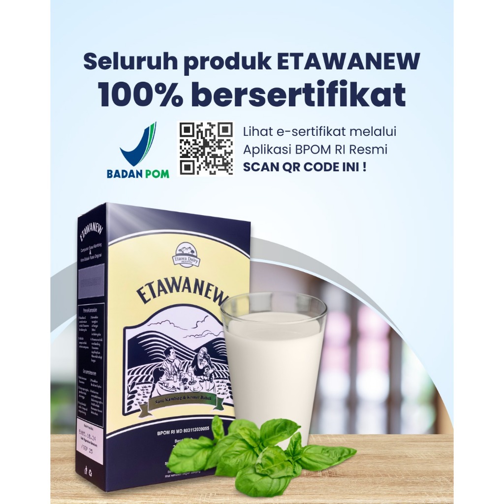 

etawanew platinum susu kambing etawa 200 gr original herbal untuk pernafasan dan tulang sendi