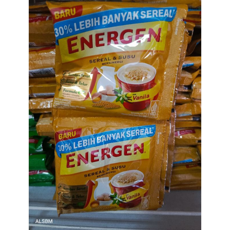 

1 RENTENG ISI 10 PCS - ENERGEN SEREAL MURAH SEMUA VARIAN RASA - MURAH HARGA GROSIR - GRATIS ONGKIR