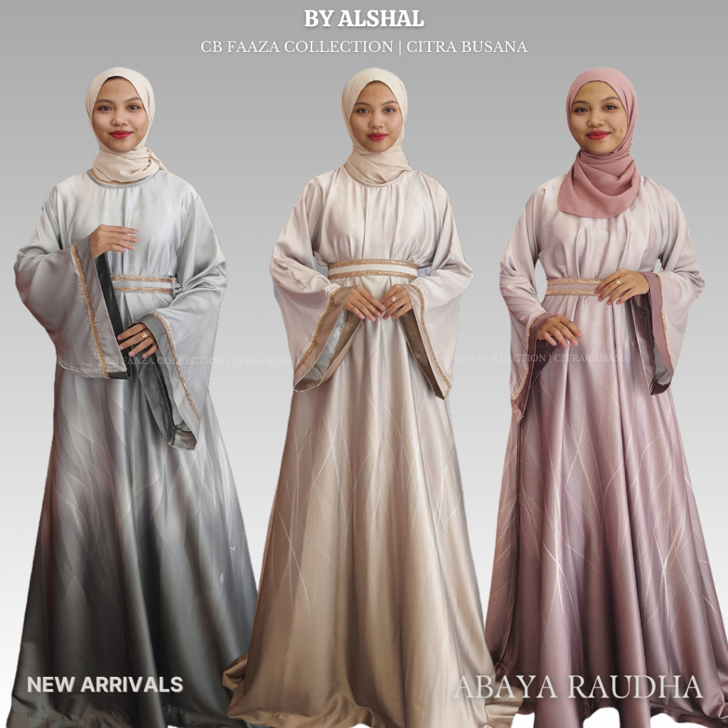 Abaya Gradasi Motif ori product by alshal | Abaya Raudha