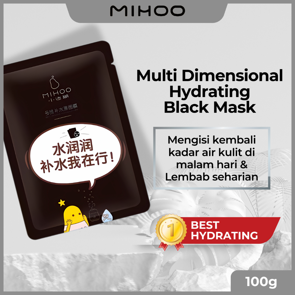 Masker Mihoo [1PCS] Sheet Mask melembabkan mencerahkan Hyaluronic acid bird nest moisturizing facial