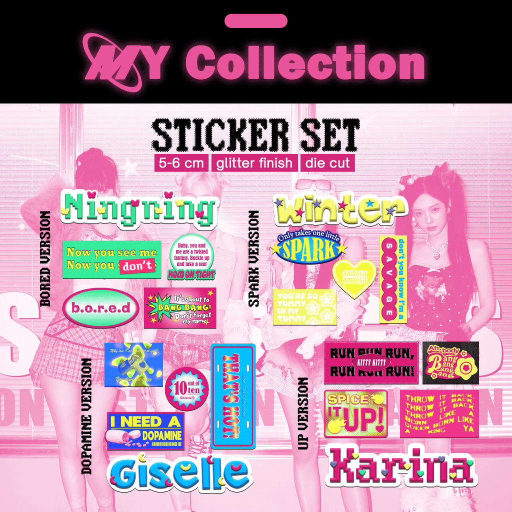 AESPA STICKER SET KARINA WINTER GISELLE NINGNING