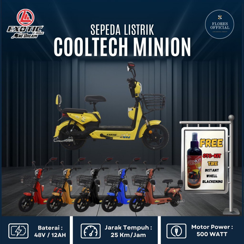 Sepeda motor Listrik Pacific Exotic Cooltech Minion series Exotic