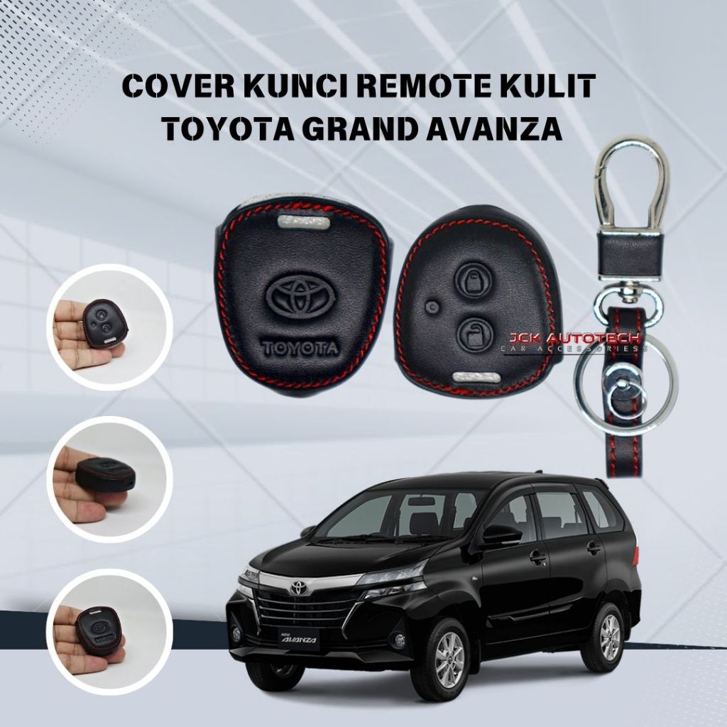 Sarung Kunci Kulit / Cover Kunci Remote Kulit Toyota Grand Avanza