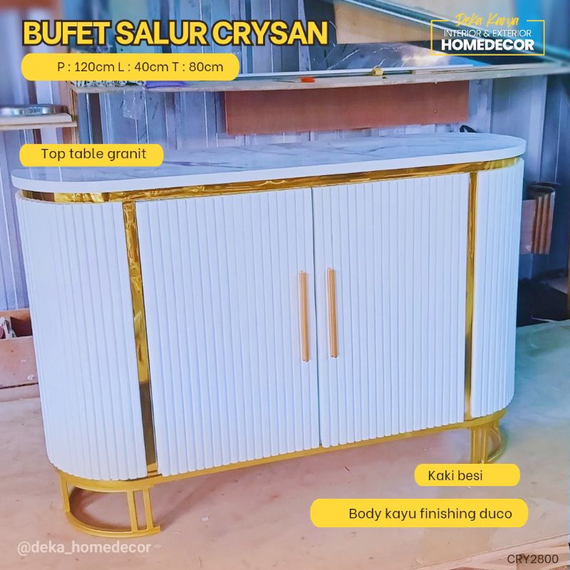 BUFET TV MINIMALIS CRYSAN / MEJA TV MINIMALIS / MEJA GRANIT / BUFET GRANIT / BUFET SALUR IMPORT / ME