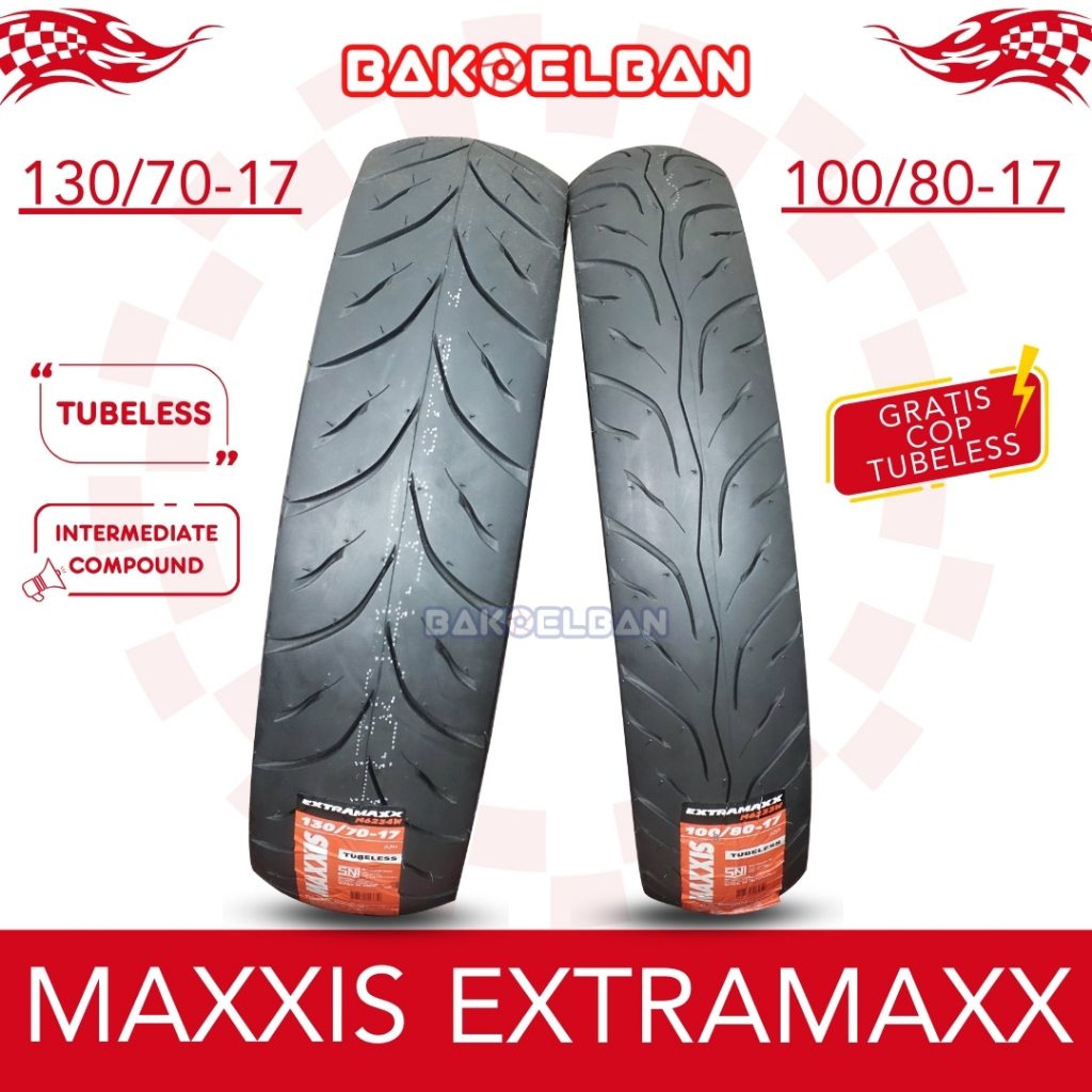PAKET BAN MAXXIS EXTRAMAXX 100/80-17 & 130/70-17