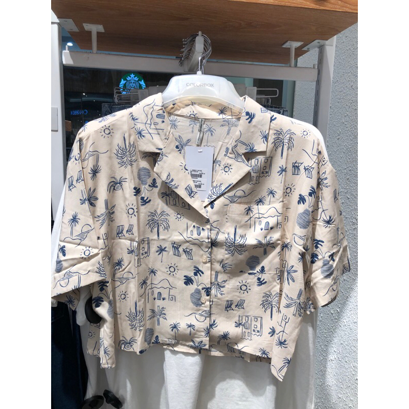colorbox shirt // colorbox top // kemeja crop // kemeja colorbox