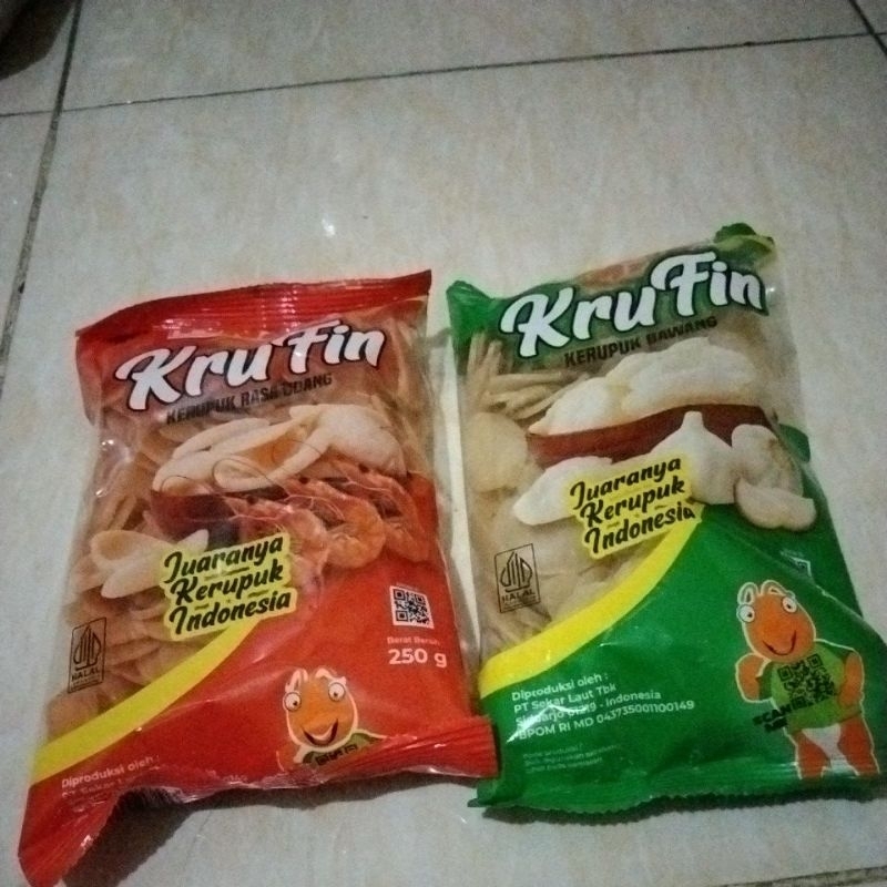 

Krufin krupuk udang /bawang 250gr