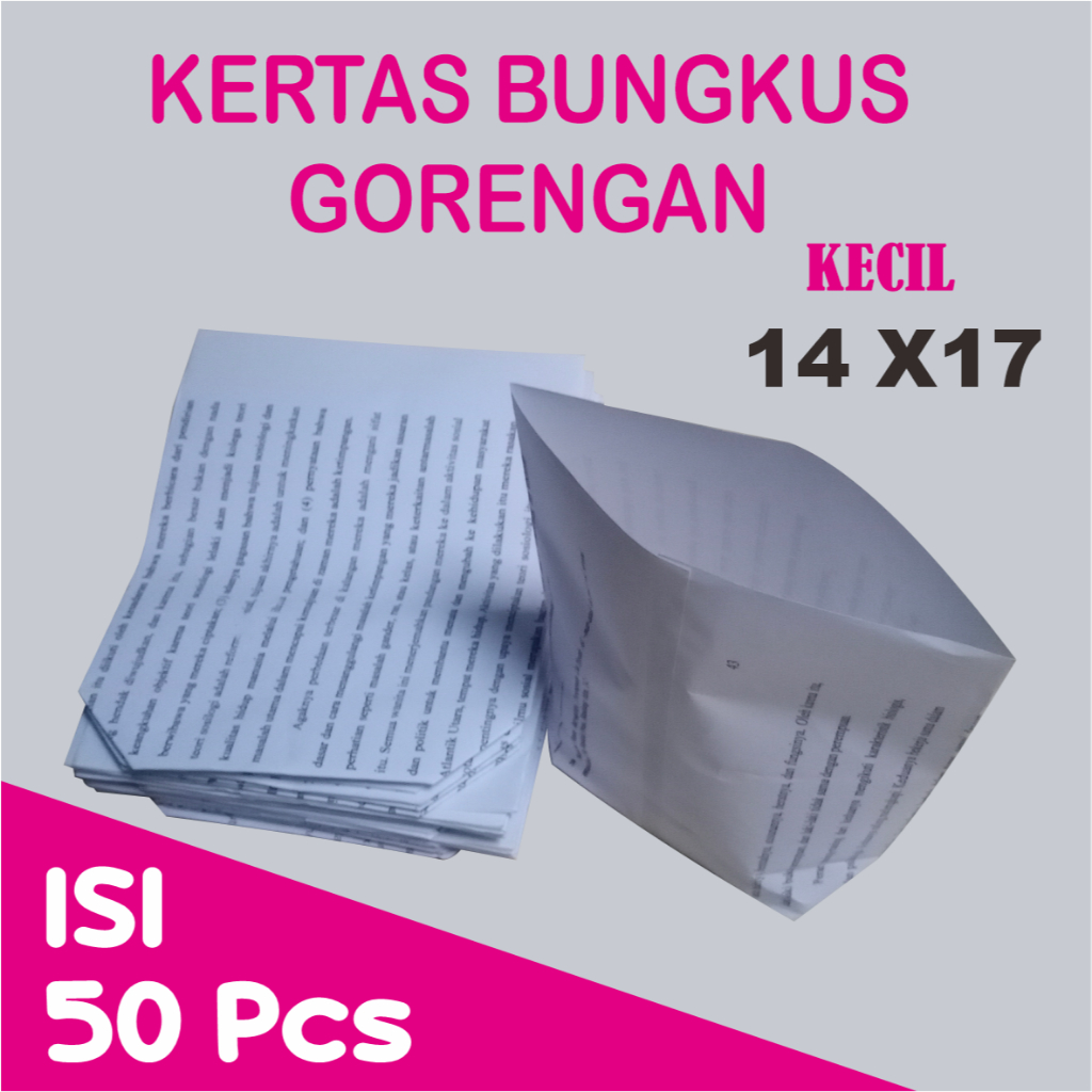 

Kertas bungkus gorengan/kertas gorengan/bungkus gorengan