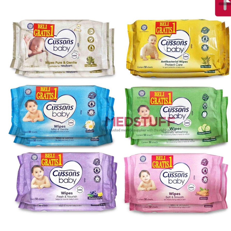 CUCI GUDANG Cussons Baby Wipes Tissue Basah Cusson Tissu Basah Bayi