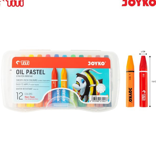 

SALE Oil Pastel Krayon Minyak TiTi OP12S 12 Warna Colors