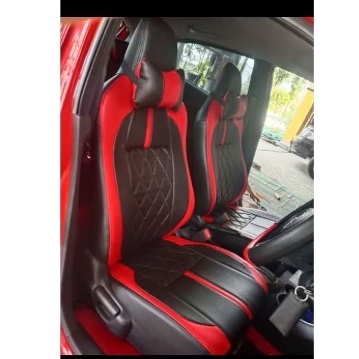 sarung jok mobil agya, ayla, brio kain mb tech original