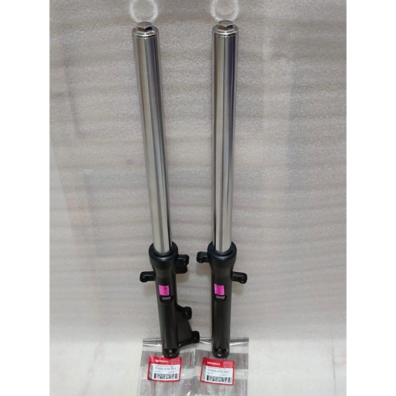 AS SHOCK TABUNG DEPAN SET KOMPLIT 2PCH KYE HONDA MEGAPRO NEW MONO SHOCK KARBU ALL NEW MEGAPRO MONO S