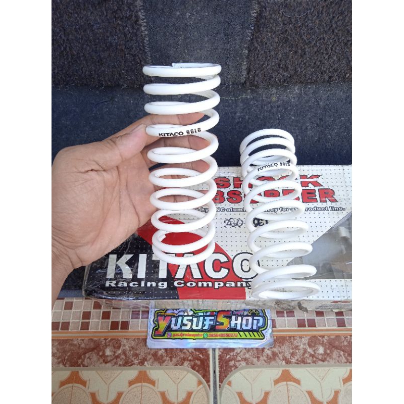 spring per shock breaker original KITACO JAPAN uk 280mm tinggi 16cm lebar 6cm