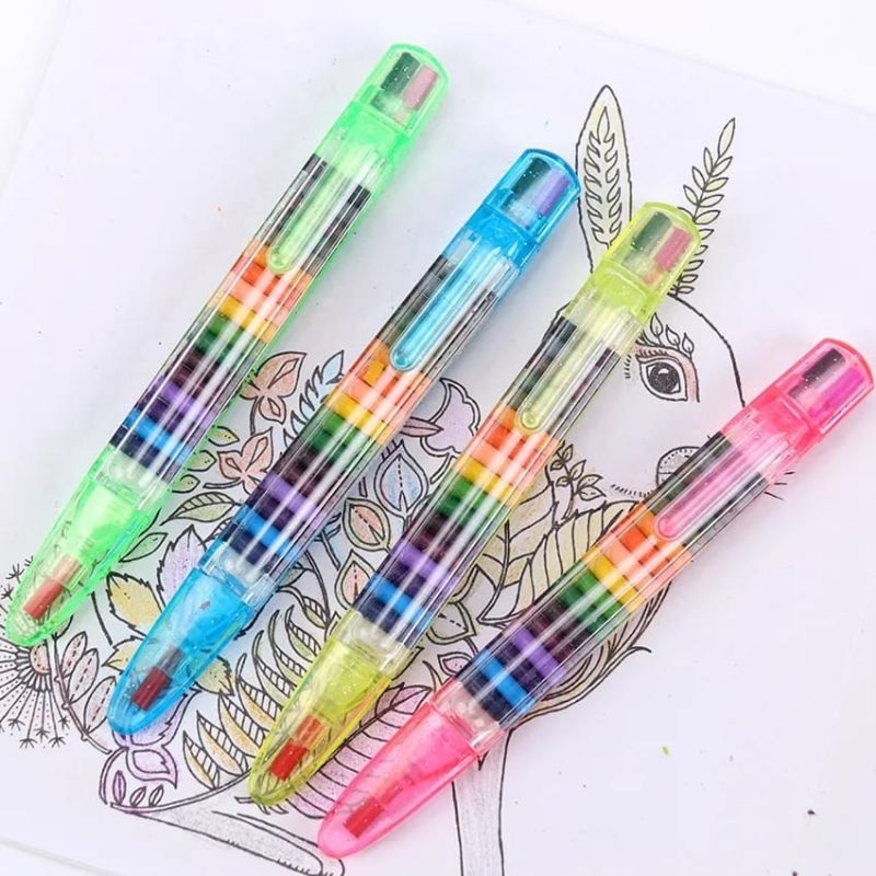 

Crayon Pen Susun isi 20 Warna Krayon Set 20 Warna lucu