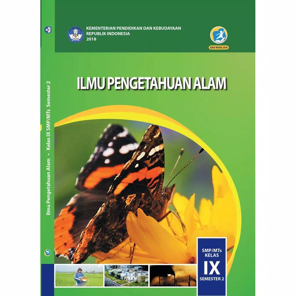 BUKU IPA kelas 9 kurikulum 2018 Semester 1 & 2