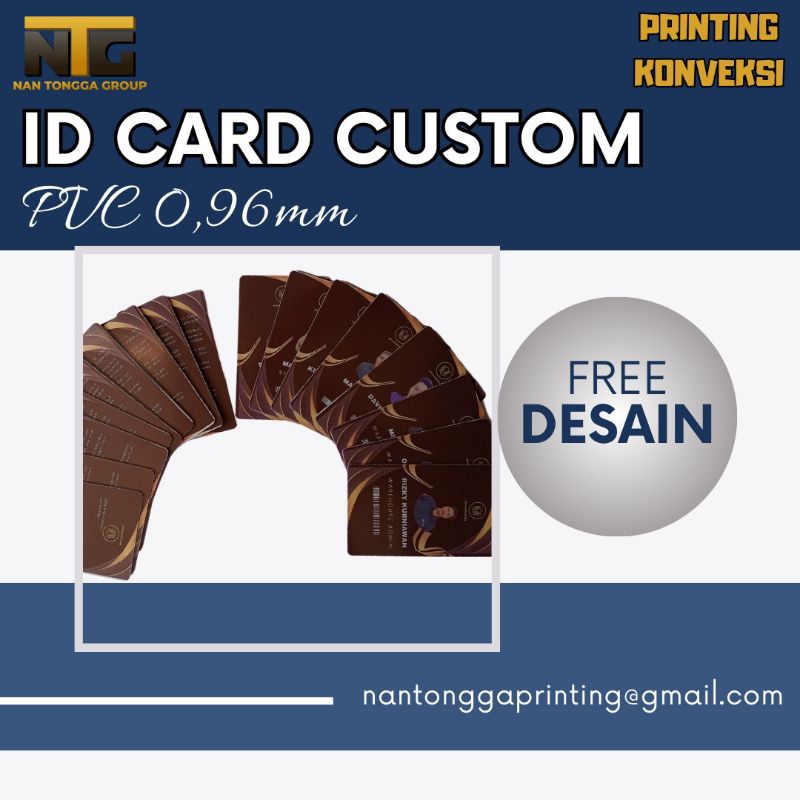 

ID CARD PVC 0,9mm Custom 2 sisi