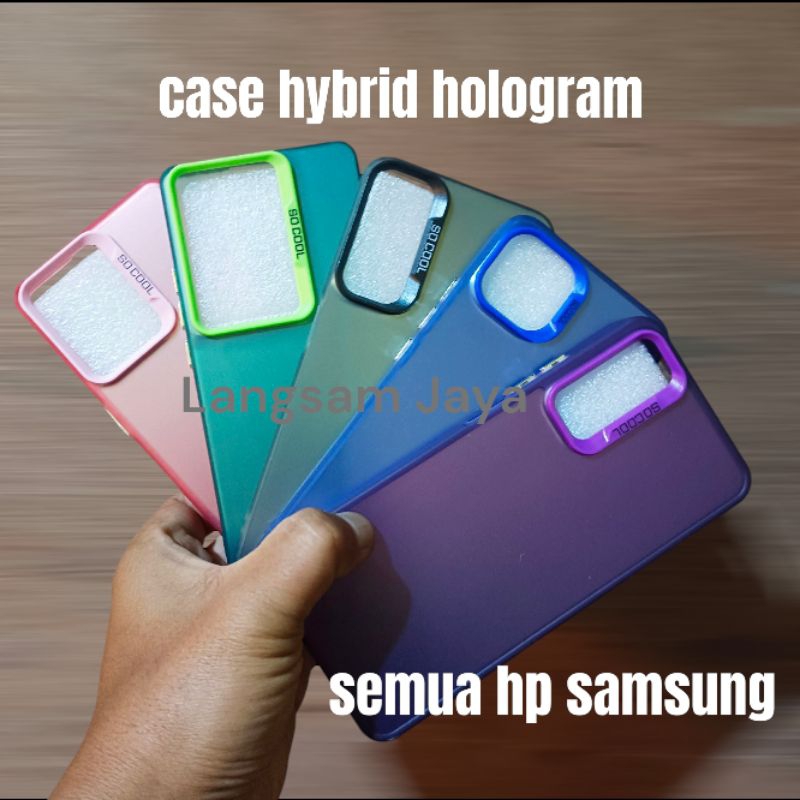 CASE HYBRID HOLOGRAM SEMUA HP SAMSUNG