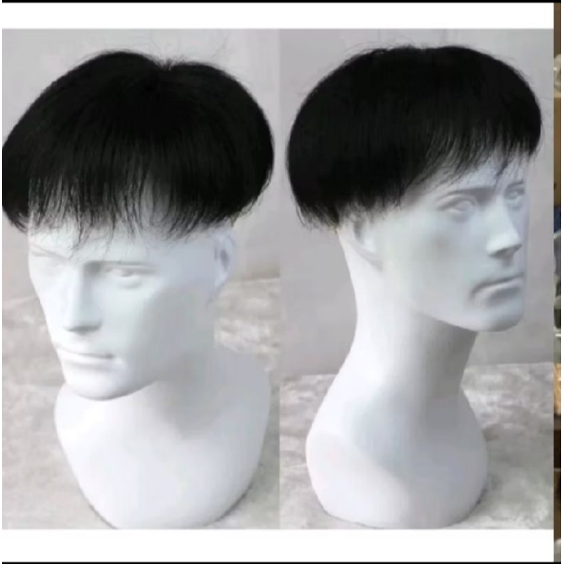 rambut tutup botak pria/wig hairtope