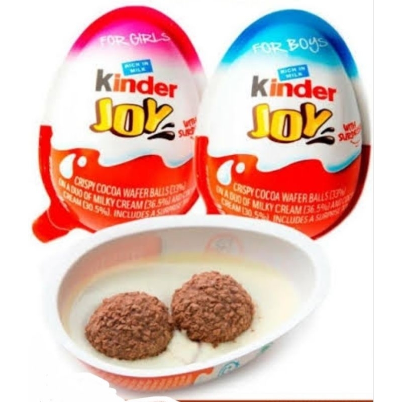 

Kinder Joy For Boy / Girl 20 gram / Coklat Kinder Joy