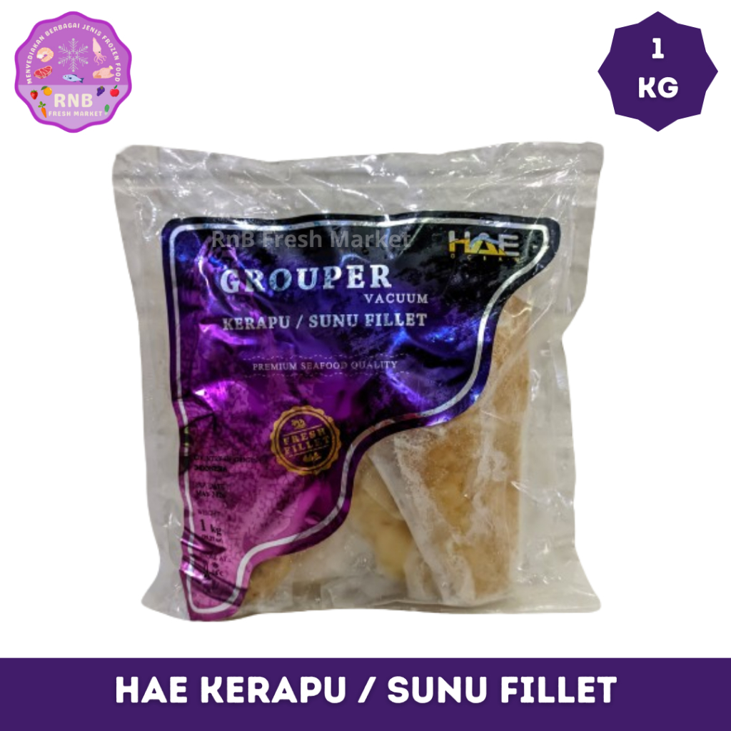 Hae Kerapu / Sunu Fillet Netto 1 Kg