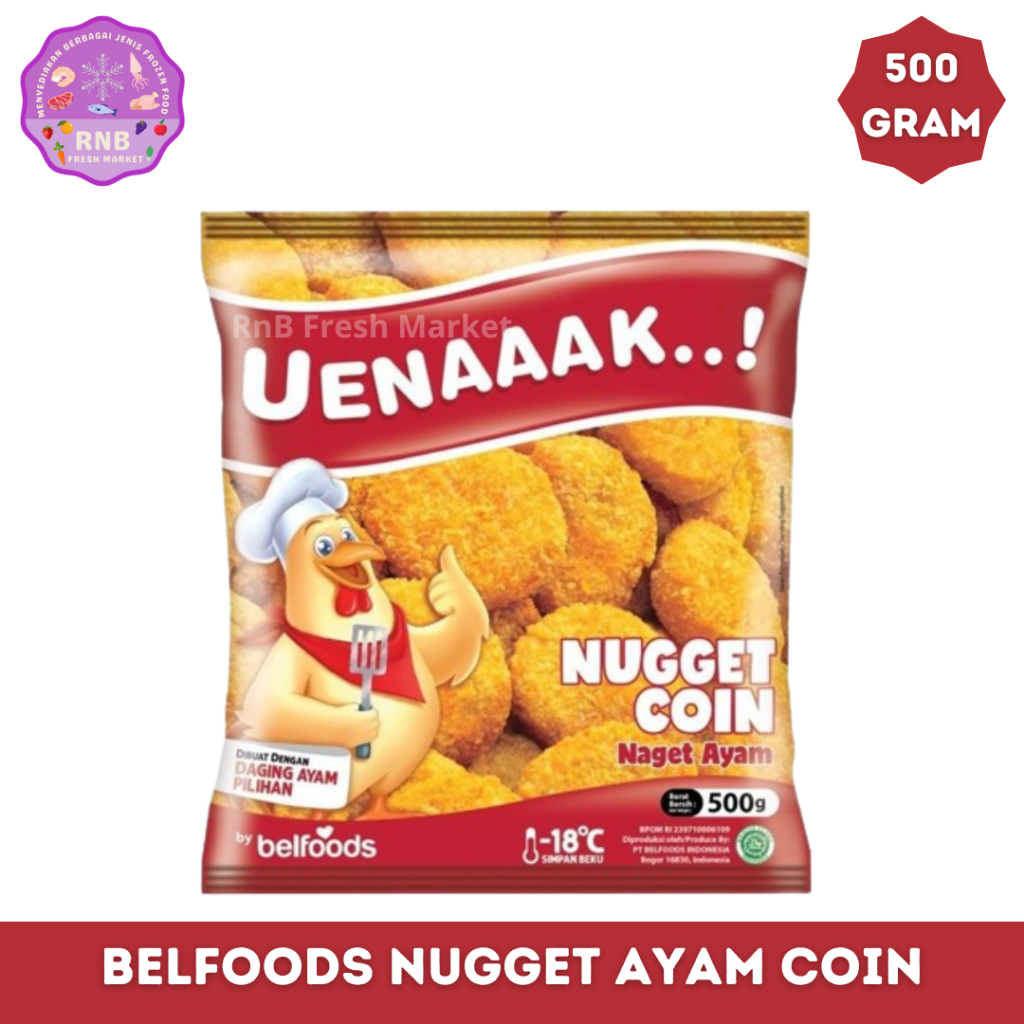

Belfoods Nugget Ayam Coin Netto 500 Gram