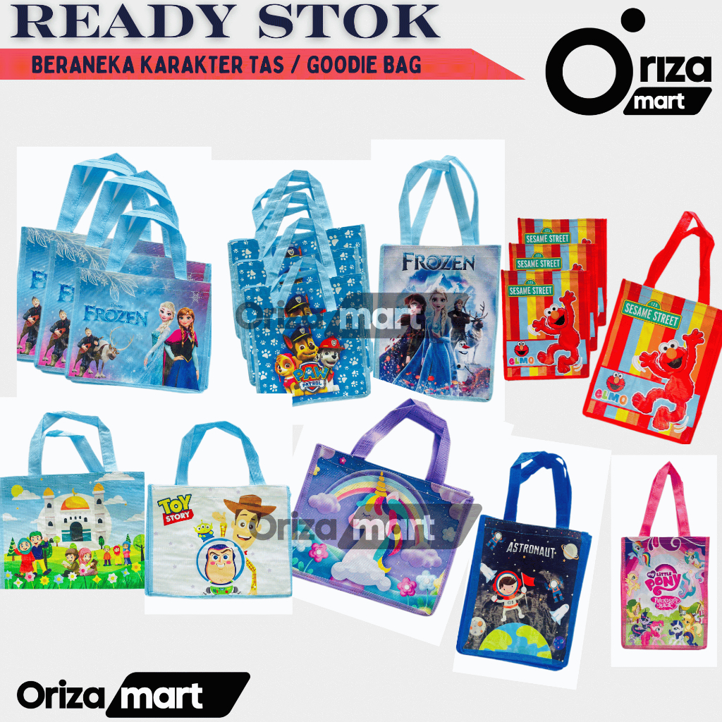 

GOODIEBAG ULANG TAHUN|TAS ULANG TAHUN | TAS HAMPERS MOTIF | TAS ACARA SYUKURAN ANAK | TAS KANTONG SNACK | TAS KARKAKTER GOODIEBAG