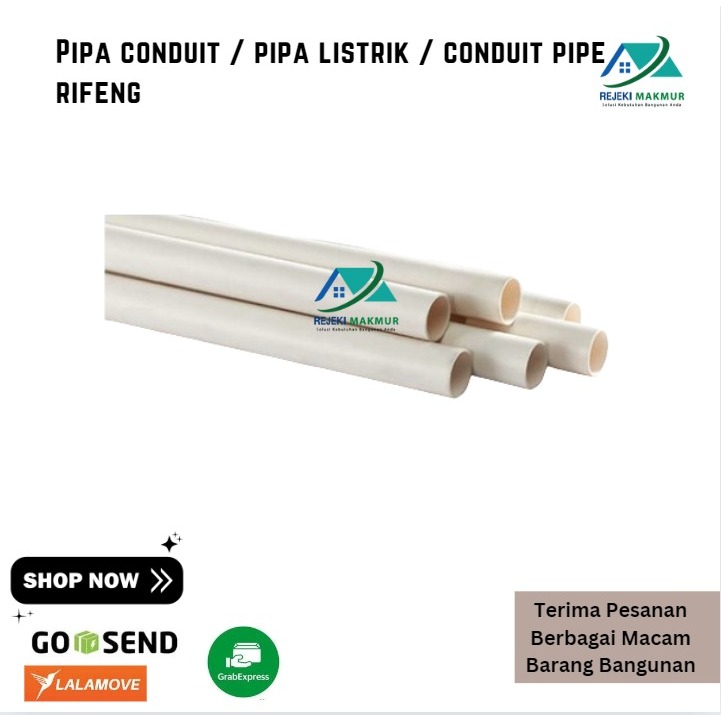 Pipa conduit / pipa listrik / conduit pipe rifeng